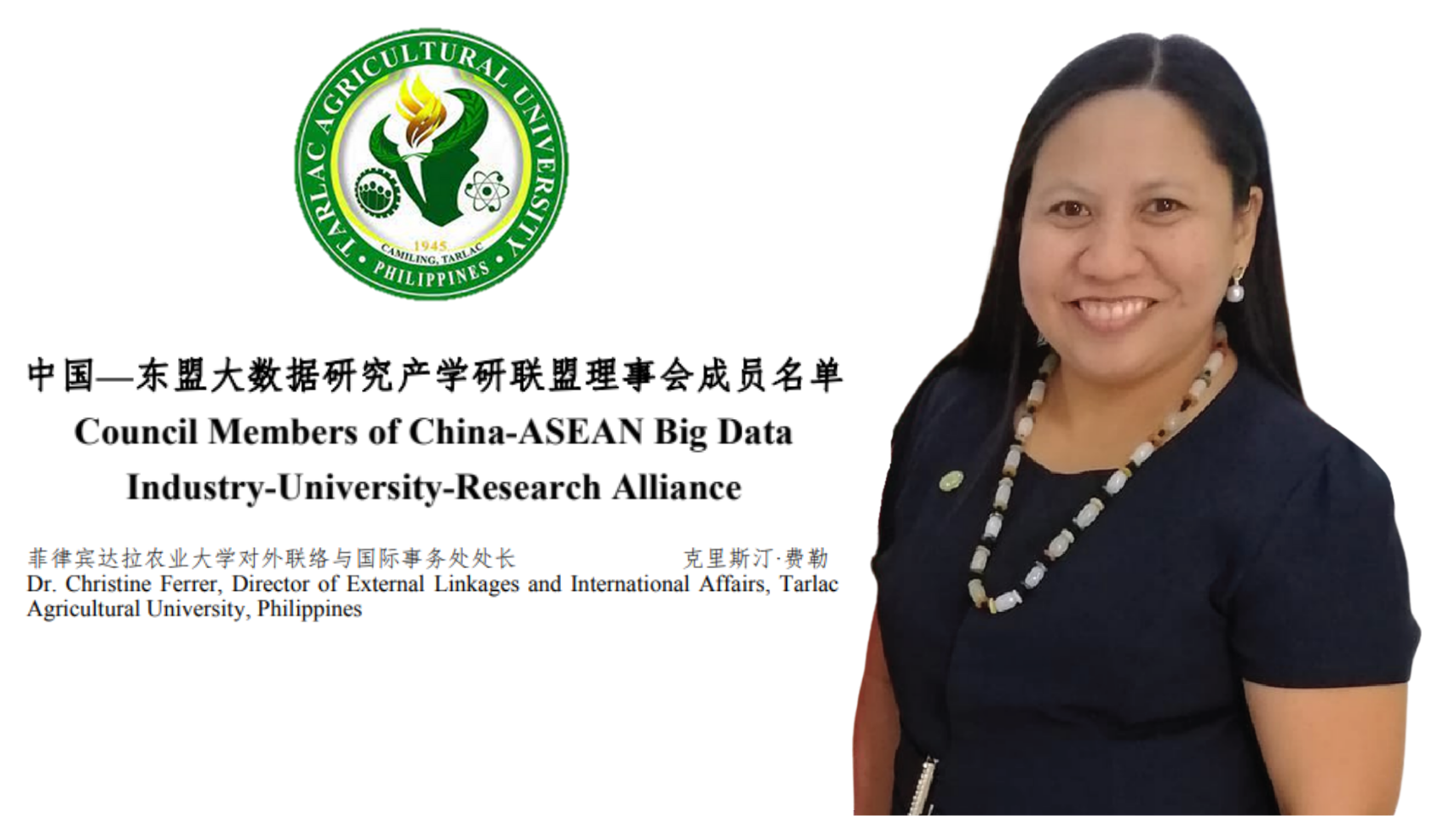 TAU appointed as council member to China-ASEAN research consortium